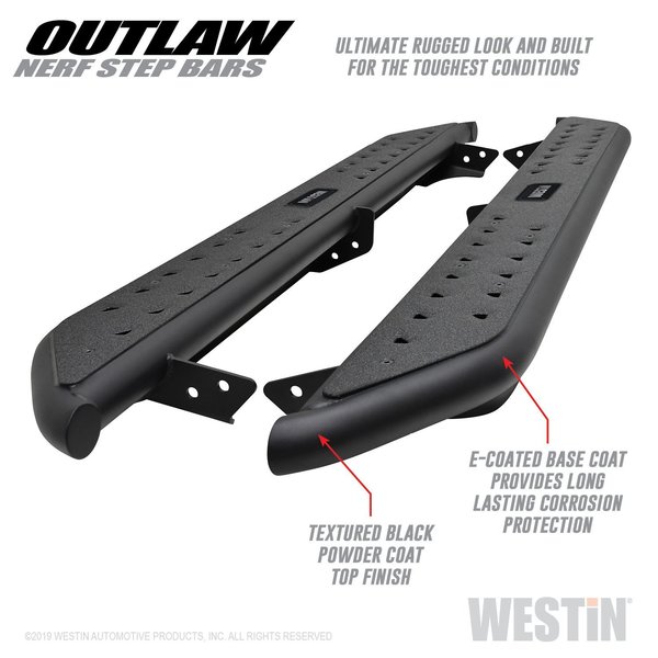 Westin Outlaw Nerf Step Bars 58-52775